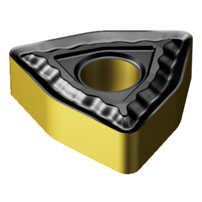 Picture of SANDVIK WNMG 434-QM 4325 Turning Insert Trigon TiCN + Al2O3 + TiN Carbide 0.062 Corner Radius