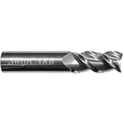 Picture of SWIFTCARB AC12503II00IR300 DIA 1-1/4 SH 1.2500 LOC 3.2500 OAL 6.00 End Mill Standard Flute Variable Helix Carbide Uncoated Single End Corner Radius 0.0150 0.38MM