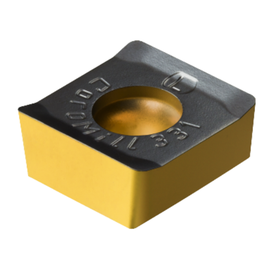 Picture of SANDVIK N331.1A-14 50 08H-PL4340, CoroMill 331 Carbide Insert for Slotting, CVD TICN+AL2O3+TIN Coating Insert