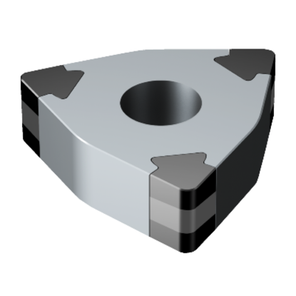 Picture of SANDVIK WNGA433S0330A 7025 Turning Insert Trigon CBN 0.047 Corner Radius
