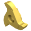 Picture of SANDVIK 327R14-28 35002-GM 1025 CoroMill® 327, Carbide Solid Carbide Head for Grooving, TiAlN + TiN Coating Slot Mill