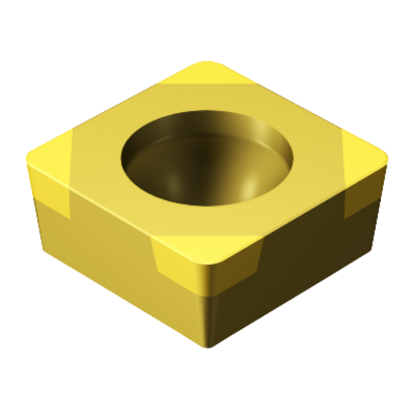 Picture of SANDVIK SCGW3(2.5)2S0330F 7015 Turning Insert Square TiN CBN 0.031 Corner Radius