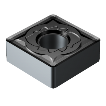 Picture of SANDVIK SNMG433-SMR 1105 Turning Insert Square TiAlN Carbide 0.047 Corner Radius