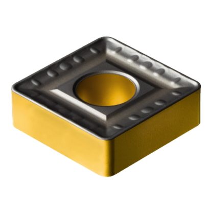 Picture of SANDVIK SNMM 856-HR 4325 Turning Insert Square TiCN + Al2O3 + TiN Carbide 0.094 Corner Radius