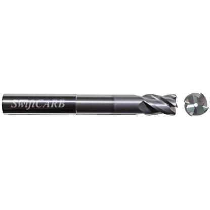 Picture of SWIFTCARB XD10004DGM2LTCCM DIA 1 SH 1.00 LOC 1.2500 OAL 7.00 End Mill Standard Flute Variable Helix Carbide AlTiN Single End Corner Radius 0.0600 1.52MM