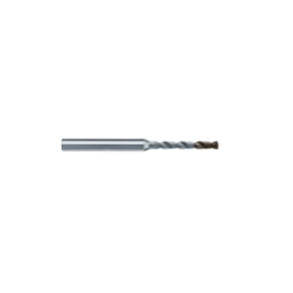 Picture of HAM TFR30-2221-0105 1.05mm 8XD Solid Carbide Deep Hole Drill , 2 Flutes, TA Coated, Coolant Thru