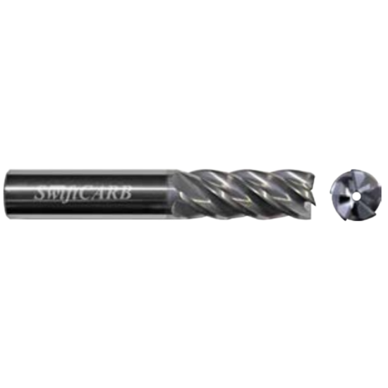 Picture of SWIFTCARB XM12505FK00BRMCM DIA 1-1/4 SH 1.2500 LOC 2.00 OAL 4.50 End Mill Standard Flute Variable Helix Carbide AlTiN Single End Corner Radius 0.1250 3.18MM