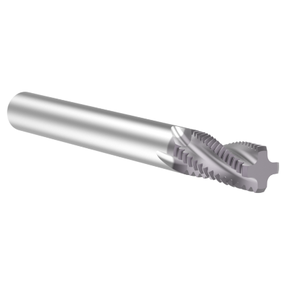 Picture of Thread MILL USA TM19BSPP Carbide 1/4" x 19.00TPI BSPP 0.310 Cut Dia Cylindrical 0.3125 3.000 OAL TIALN