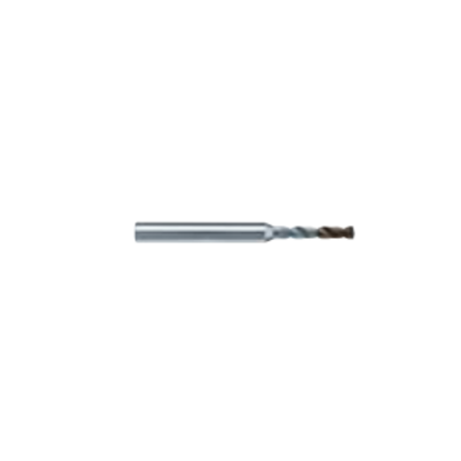 Picture of HAM TFR30-2181-0100 1.00mm 5XD Solid Carbide Deep Hole Drill , 2 Flutes, TA Coated, Coolant Thru