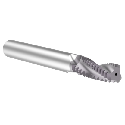 Picture of Thread MILL USA TM31218CH Carbide 5/16" x 18.00TPI UN 0.235 Cut Dia Cylindrical 0.2500 2.500 OAL TIALN