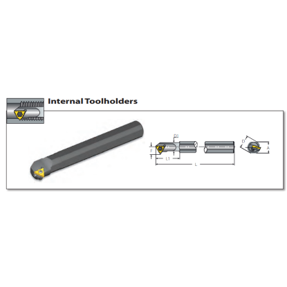 Picture of VARDEX NVR125-5U Boring Bar Iso Thread