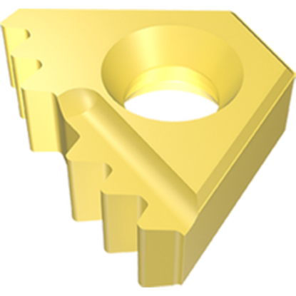 Picture of VARDEX 14DER8APIRD3T+ VKX Insert Proprietary Full Profile TiN 8.00TPI Round