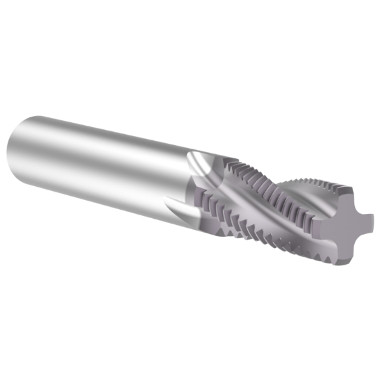 Picture of Thread MILL USA TM14BSPP Carbide 1/2" x 14.00TPI BSPP 0.470 Cut Dia Cylindrical 0.5000 3.500 OAL TIALN