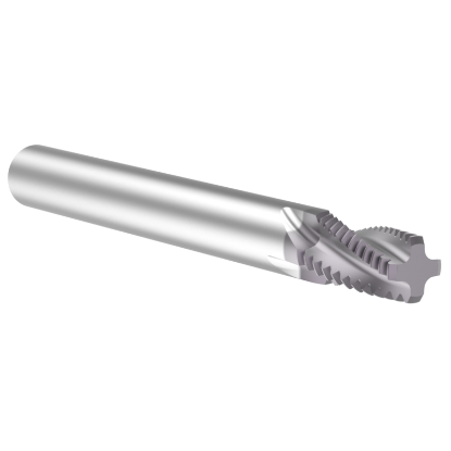 Picture of Thread MILL USA TM19BSPT Carbide 1/4" x 19.00TPI BSPT 0.310 Cut Dia Cylindrical 0.3125 3.000 OAL TIALN