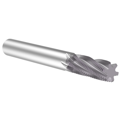 Picture of Thread MILL USA TM50024 Carbide 1/2" x 24.00TPI UN 0.370 Cut Dia Cylindrical 0.3750 3.500 OAL TIALN