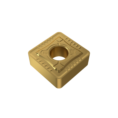 Picture of YG-1 SNMG 433UR YG801 Turning Insert Square TiAlN Carbide 0.046 Corner Radius