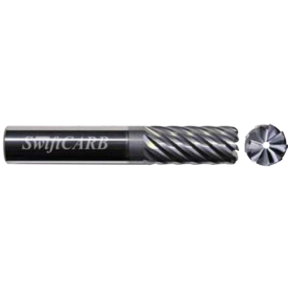 Picture of SWIFTCARB XT10009FK00BTCCM DIA 1 SH 1.00 LOC 2.00 OAL 4.50 End Mill Standard Flute Variable Helix Carbide AlTiN Single End Corner Radius 0.0600 1.52MM