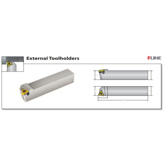 Picture of VARDEX AL125-4F Stick Tool Iso Thread