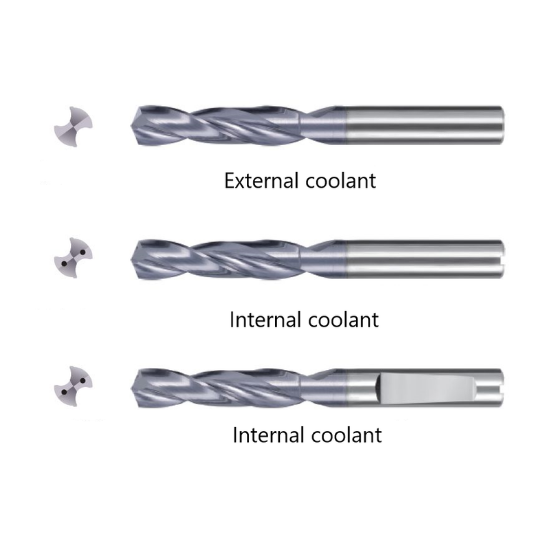 Picture of ZCC 1538SU08C-0950 KDG303 0.3740 DIA Carbide Coolant Drill
