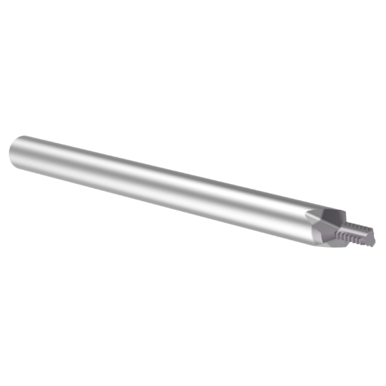 Picture of Thread MILL USA TM08656 Carbide #2 x 56.00TPI UN 0.065 Cut Dia Cylindrical 0.1250 2.000 OAL TIALN