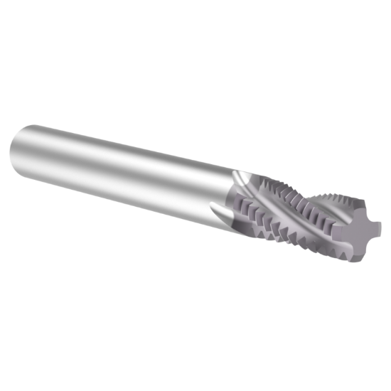 Picture of Thread MILL USA TM10150 Carbide M10 x 1.50MM Metric 0.300 Cut Dia Cylindrical 0.3120 3.000 OAL TIALN