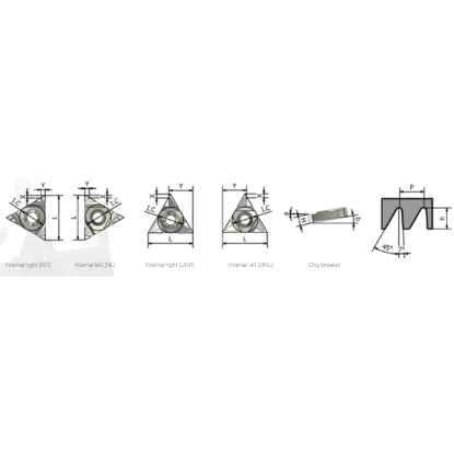 Picture of XACTFORM 16NR 20'' AMBUT K27C Insert Iso Thread Full Profile TiAlN 20.00TPI Buttress