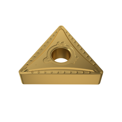 Picture of YG-1 TNMG 432UG YG801 Turning Insert Triangle TiAlN Carbide 0.031 Corner Radius