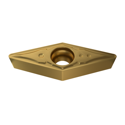 Picture of YG-1 VBMT 332UG YG801 Turning Insert 35.0° TiAlN Carbide 0.031 Corner Radius