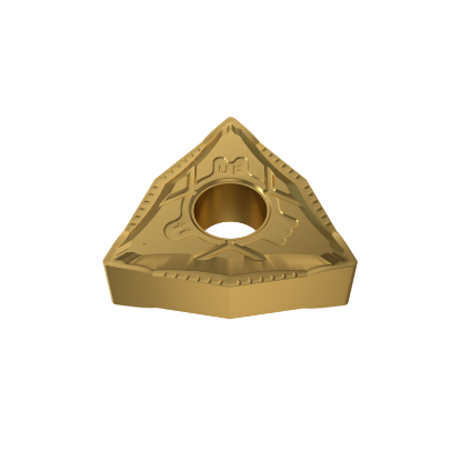 Picture of YG-1 WNMG 431 UF YG801 Turning Insert Trigon TiAlN Carbide 0.015 Corner Radius