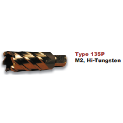 Picture of VIKING 16611 2-5/16 Annular Drill 1 Length Of Cut Gold Coated