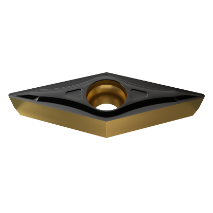 Picture of YG-1 VBMT 331UF YG3010 Turning Insert 35.0° TiCN + Al2O3 Carbide 0.015 Corner Radius