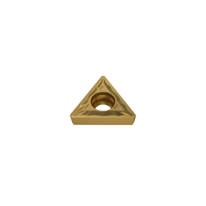 Picture of YG-1 TCMT 21.51UF YG801 Turning Insert Triangle TiAlN Carbide 0.078 Corner Radius