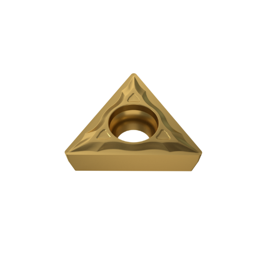 Picture of YG-1 TCMT 32.51UF YG801 Turning Insert Triangle TiAlN Carbide 0.078 Corner Radius