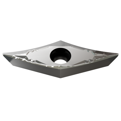 Picture of YG-1 VCGT 331AL YG10 Turning Insert 35.0° Carbide 0.015 Corner Radius