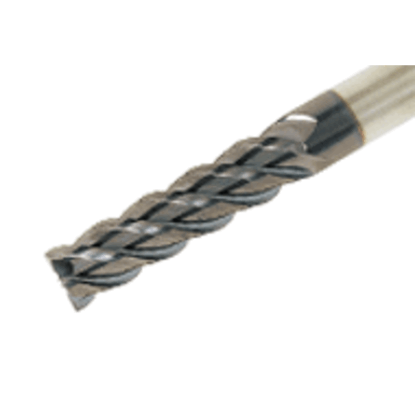 Picture of TUNGALOY TEC120B4L-48C12-100 AH725 DIA 12MM SH 0.4724 LOC 1.8898 OAL 3.9370 End Mill Standard Flute High Helix Carbide TiAlN Single End Square Sharp TUNG MEISTER
