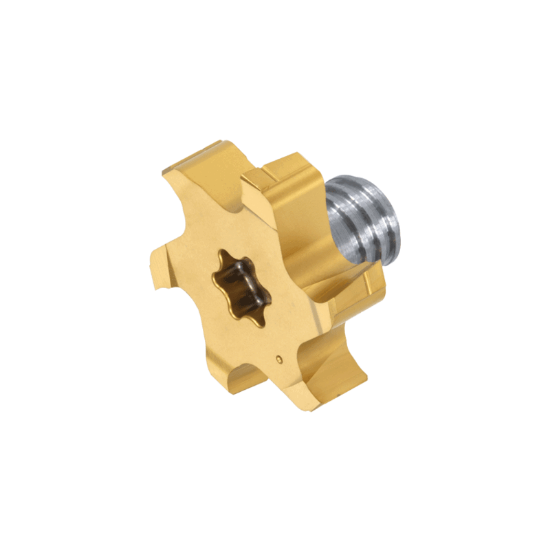 Picture of TUNGALOY TECP060H4L-12/20C6CF-R02 AH725 DIA 6MM SH 0.2362 LOC 0.4724 OAL 2.2441 End Mill Standard Flute Standard Helix Carbide TiAlN Single End Corner Radius 0.0079 0.20MM TUNG MEISTER