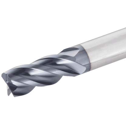 Picture of TUNGALOY TECK160H4M-32W16CF-R08C GH730 DIA 16MM SH 0.6299 LOC 1.2598 OAL 3.6220 End Mill Standard Flute Variable Helix Carbide TiCNO Single End Corner Radius 0.0315 0.80MM TUNG MEISTER