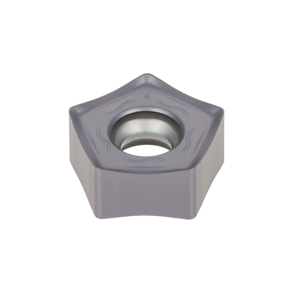 Picture of TUNGALOY PNCU0905GNEN-ML AH3135 Milling Insert Pentagon AlTiN Carbide 0.031 Corner Radius