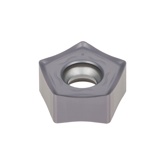 Picture of TUNGALOY PNCU0905GNEN-ML AH3135 Milling Insert Pentagon AlTiN Carbide 0.031 Corner Radius