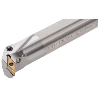 Picture of TUNGALOY A25R-PVUNR1204-D320 Boring Bar 35.0° Insert EcoTurn Boring Bars , Neg,U style, 93deg Approach , Steel Round 0.984 Shank
