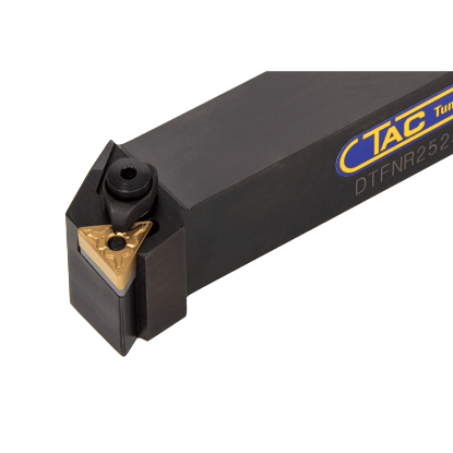 Picture of TUNGALOY DTFNL2525M16 Stick Tool Triangle Insert Neg,F style, 91deg Approach , Steel Square 0.984 Shank