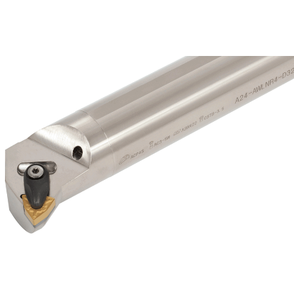 Picture of TUNGALOY A20-AWLNL4-D25 Boring Bar Trigon Insert Neg,L style, 95deg Approach , Steel Round 1.250 Shank