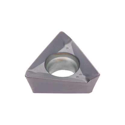 Picture of TUNGALOY TOMT100404PDER-MJ AH120 Milling Insert Triangle AlTiN Carbide 0.015 Corner Radius
