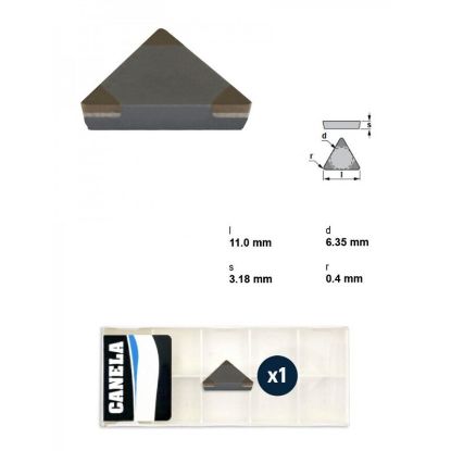 Picture of CANELA Tool TPMN321PCBN Turning Insert Triangle PCBN