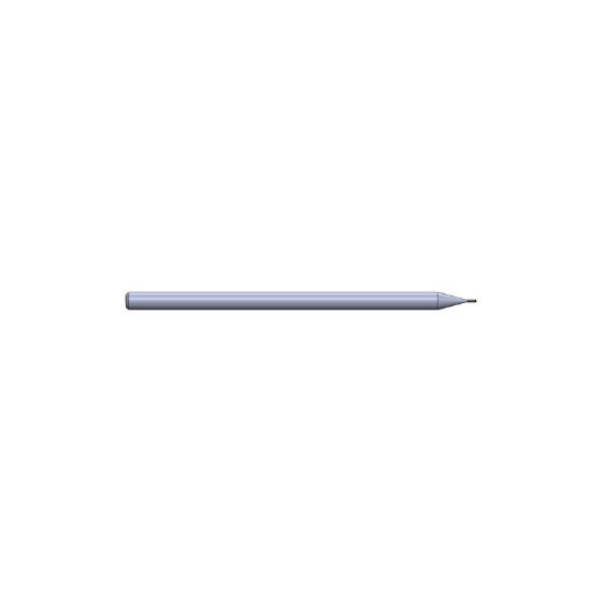 Picture of CRYSTALLUME P820-200920-1 End Mill Ball Nose High Helix Deep Cavity End Mill Ball End 0.015 Diameter 0.125 Shank 2.500 OAL 0.070 LOC2 Flute Diamond