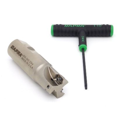 Picture of DAPRA SSEM1000-1000-R45-3SC 90.0°, End Mill 1.000 Cutter Diameter Weldon 1.000 Shank 3.280 OAL 3 Flute