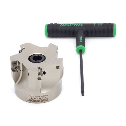 Picture of DAPRA SSSM2000-0750-R45-5C 90.0°, Face Mill 2.000 Cutter Diameter Face Mill 0.750 Shank 5 Flute