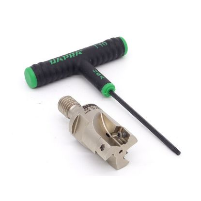 Picture of DAPRA SSEM1000-MOD-R45-3C 90.0°, Face Mill 1.000 Cutter Diameter Screw On M12 Shank 3 Flute
