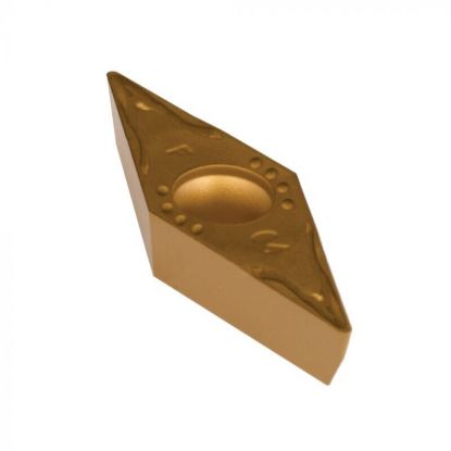 Picture of DORIAN VCMT-221-PEF-DPC25UT Turning Insert 35.0° 0.015 Corner Radius Carbide Al2O3 + TiCN + Al2O3 + TiCN