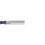 Picture of EMUGE 1986A.00625 DIA 1/16 SH 0.2362 LOC 0.0938 OAL 2.00 End Mill Torus Standard Helix Carbide TiAlN Single End Corner Radius 0.0156 0.40MM TOP-Cut